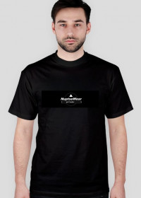 czarna koszulka z logo