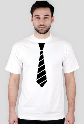 Koszulka z krawatem w paski
