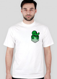 Koszulka pocket Krokodyl, koszulka kieszeń z krokodyle
