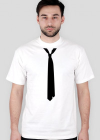 Koszulka z krawatem (czarny)