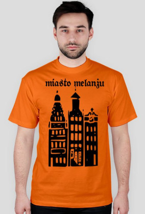 T-SHIRT MIASTO MELANŻU men's