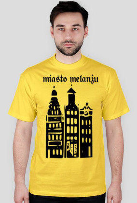 T-SHIRT MIASTO MELANŻU men's