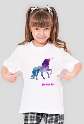 Flawless - koszulka dziewczęca róż