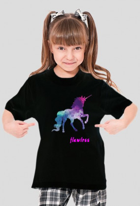 Flawless - koszulka dziewczęca biała