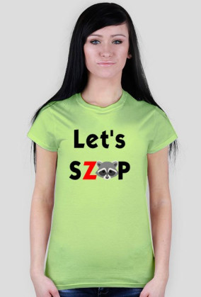 Let's Szop T-shirt Damski