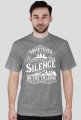Koszulka męska Let the silence do the talking