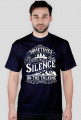 Koszulka męska Let the silence do the talking