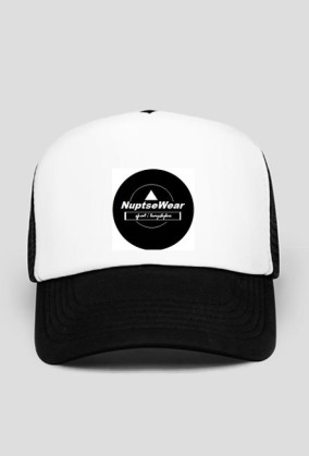 czapka z daszkiem z okrągłym  logo NuptseWear