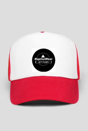czapka z daszkiem z okrągłym  logo NuptseWear