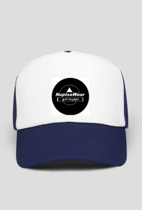 czapka z daszkiem z okrągłym  logo NuptseWear