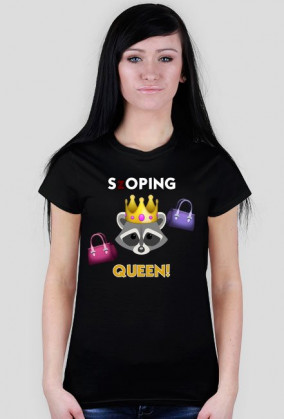 SzOPING QUEEN! T-Shirt Damski