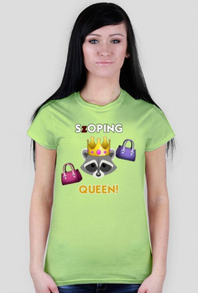 SzOPING QUEEN! T-Shirt Damski