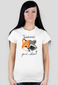 T-Shirt z podpisami moim i panii_olii! Wersja Damska