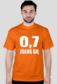T-SHIRT 0,7 ZGŁOŚ SIĘ men's