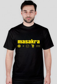 MASAKRA CLIQUE T-SHIRT BLACK