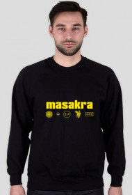 MASAKRA HOODIE ONE BLACK