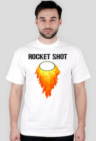 Rocket T-Shirt Black text