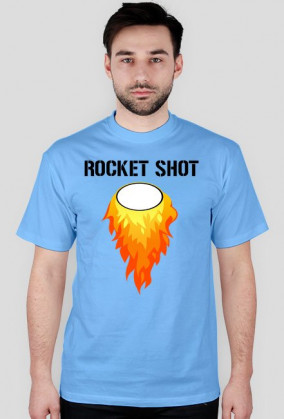 Rocket T-Shirt Black text