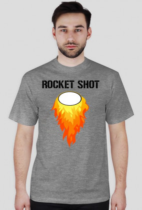 Rocket T-Shirt Black text
