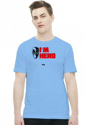 Deadpool I'm Hero Koszulka męska 2