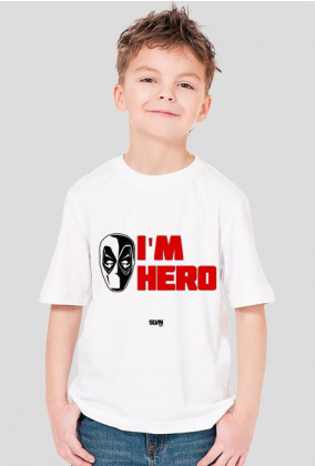 Deadpool I'm Hero Koszulka chłopięca 2