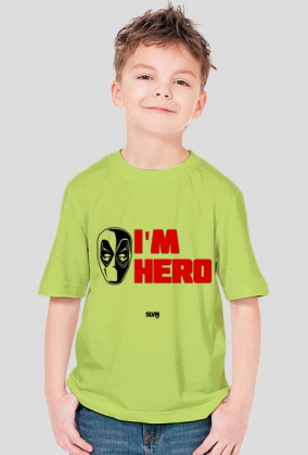 Deadpool I'm Hero Koszulka chłopięca 2
