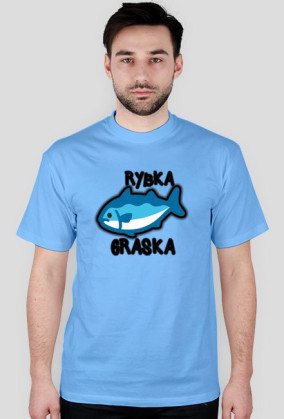 KOSZULKA RYBKA GRASKA (UNISEX)