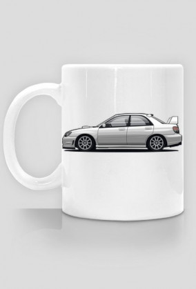 Kubek Subaru Impreza WRX Biały