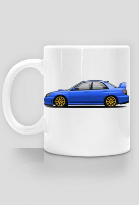 Kubek Subaru Impreza WRX Niebieski