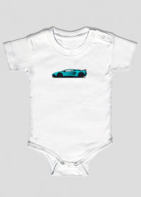 Body niemowlęce Lamborghini Aventador SV Niebieski