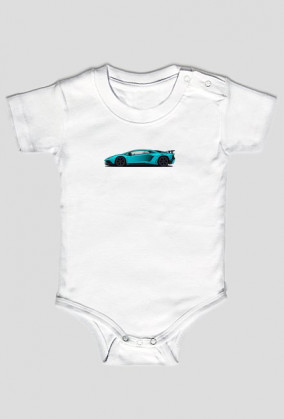 Body niemowlęce Lamborghini Aventador SV Niebieski