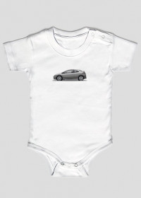Body niemowlęce Honda Civic TypeR Srebrna