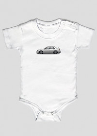 Body niemowlęce Subaru Impreza WRX Biały
