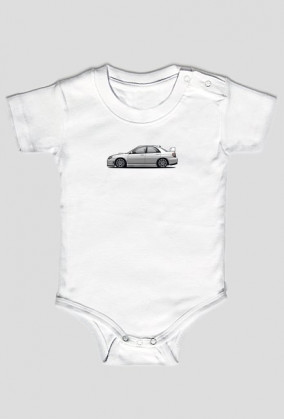 Body niemowlęce Subaru Impreza WRX Biały