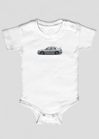 Body niemowlęce Subaru Impreza WRX Srebrna