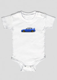 Body niemowlęce Subaru Impreza WRX Niebieska