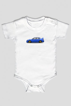 Body niemowlęce Subaru Impreza WRX Niebieska