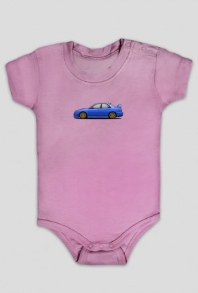 Body niemowlęce Subaru Impreza WRX Niebieska