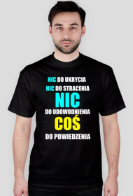 COŚ - Męska - Czarna