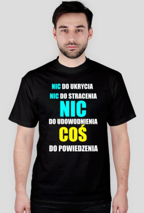 COŚ - Męska - Czarna