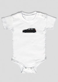 Body niemowlęce Mercedes A45 Czarny