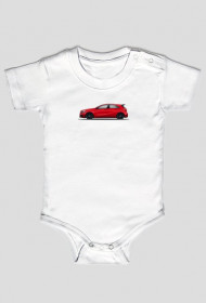 Body niemowlęce Mercedes A45 Czerwony
