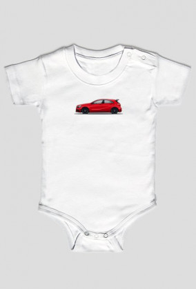 Body niemowlęce Mercedes A45 Czerwony