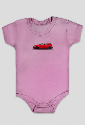 Body niemowlęce Mercedes A45 Czerwony