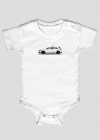 Body niemowlęce Mercedes A45 Biały
