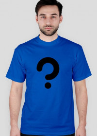 Zagadka - koszulka męska niebieska