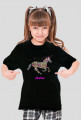 Flawless kolor - koszulka dziewczęca czarna