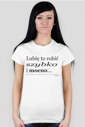 T-shirt Szybko i mocno