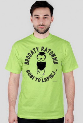 T-shirt Brodaty Ratownik