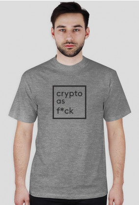Koszulka męska - Crypto as f*ck